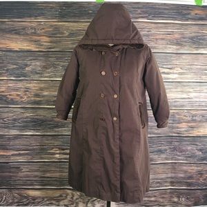Rothschild Brown Girls classic Long Coat 10